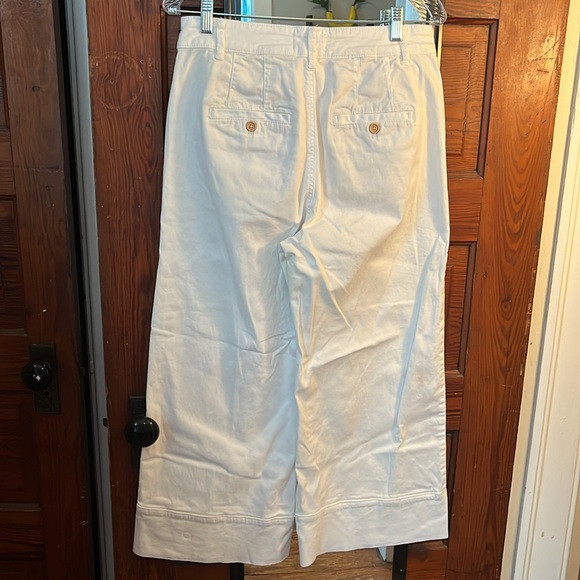 Anthropologie wide leg cropped chino size 6 - Picture 4 of 5